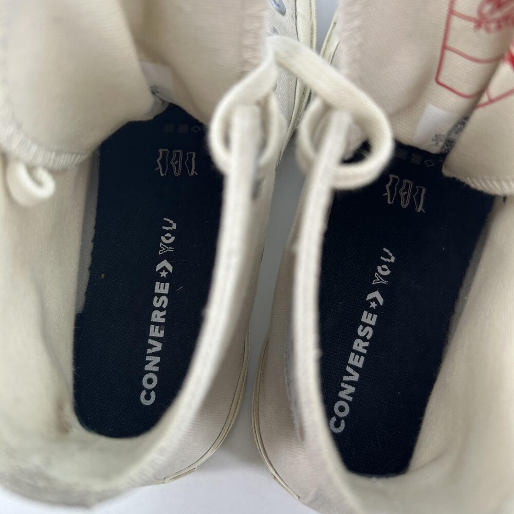 Converse Chuck Taylor 70 Hi Shoes Womens Size 7 Cream Canvas High Top Sneakers - Picture 10 of 14